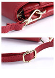 Real Cowhide Women Phone Bag Crossbody Purse