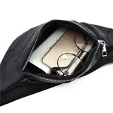Leather Women Waist Bag Fanny Pack Money Pouch Travel Shoulder