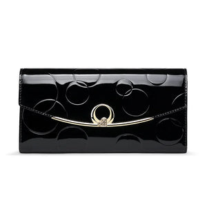 Long Diamond Hasp Wallet Women's Clutch Wallet