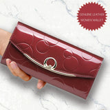 Long Diamond Hasp Wallet Women's Clutch Wallet