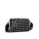 Leather Women's Bag Diamond Shoulder Bags 100% Cowhide Ladies Handbag