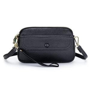 Leather Women's Shoulder Bags Ladies Daily Messenger Bags Female Cellphone Cross