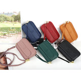 Leather Women's Shoulder Bags Ladies Daily Messenger Bags Female Cellphone Cross