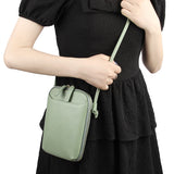 Leather Women's Shoulder Messenger Bags Female Versatile Phone Crossbody Bag