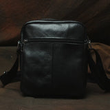 Men's Leather Messenger Bag Casual Crossbody Shoulder Bag