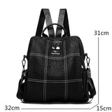 Stylish Anti-Theft Backpack for Women Large Capacity Travel Bag