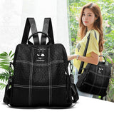 Stylish Anti-Theft Backpack for Women Large Capacity Travel Bag