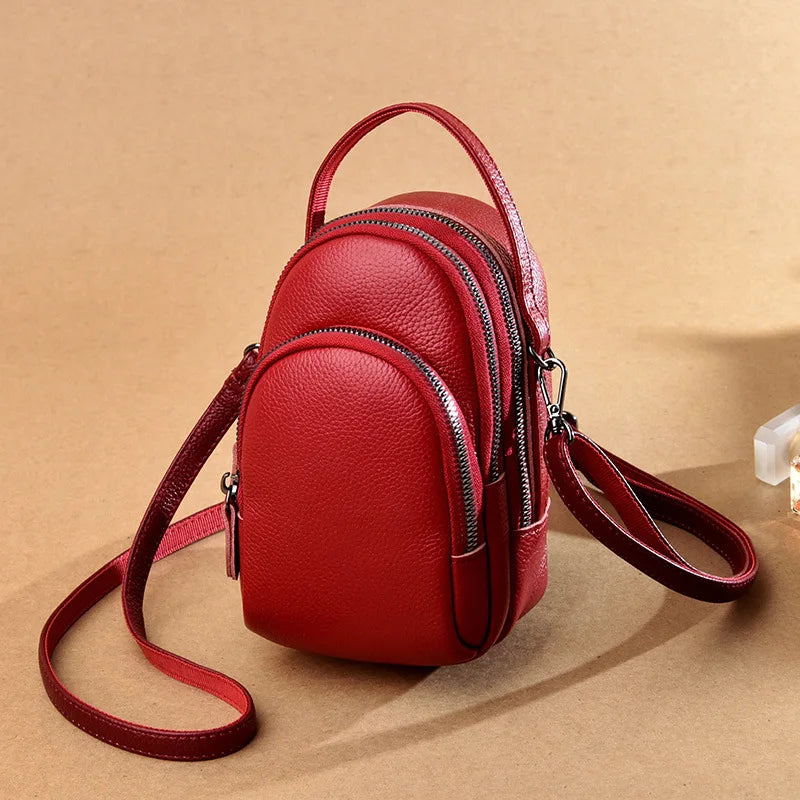 Small Leather Women Purse Crossbody Shoulder Bag