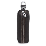 Genuine Leather Key Case Holder Zipper Pocket Long Car Key Pouch