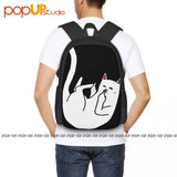 Lord Nermal Pocket Backpack Large Capacity 3D Printing Clothes Backpack