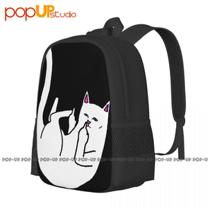 Lord Nermal Pocket Backpack Large Capacity 3D Printing Clothes Backpack