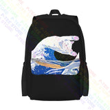 Personalised School Sport Bag - Rip Cat Dip Great Wave 01 Backpack