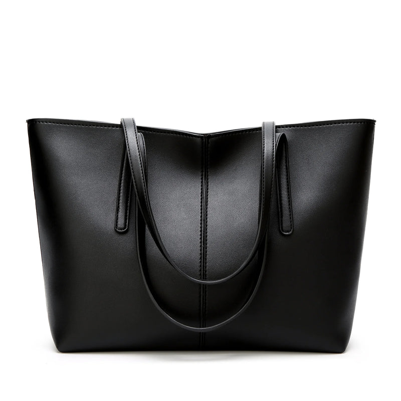 Soft Leather Handbags Vintage Shoulder Tote Bag Ladies Large Capacity Purse Bags