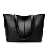 Soft Leather Handbags Vintage Shoulder Tote Bag Ladies Large Capacity Purse Bags