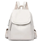 Women Leather Backpack Shoulder Bag Sac a Dos Ladies Bagpack School Bags