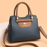 Women Leather Handbag Crossbody Shoulder Sac Lady Small Tote Bolsa