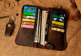 Famous Dargon Emboss Checkbook Iron Chain Organizer Wallet