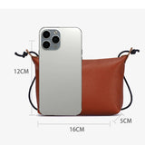 Leather Women Wallet Crossbody Shoulder Bag Soft Cowhide Purse