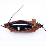 Leather Women Wallet Crossbody Shoulder Bag Soft Cowhide Purse