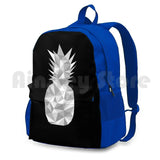 Geometric 2 Outdoor Hiking Backpack Waterproof Silver