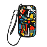 Geometric Art Family Travel Passport Holder Wallet