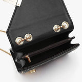 Geometric Chain Bag Women Shoulder Bags Leather Handbags
