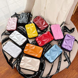 Geometric Hard Box Women Bag High Plastic Handbag Ladies Crossbody Messenger