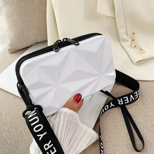 Geometric Hard Box Women Bag High Plastic Handbag Ladies Crossbody Messenger