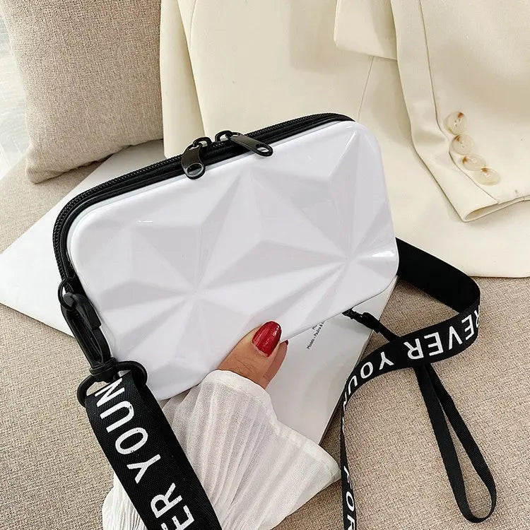 Geometric Hard Box Women Bag High Plastic Handbag Ladies Crossbody Messenger