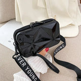 Geometric Hard Box Women Bag Plastic Handbag Crossbody Messenger Shoulder Bags