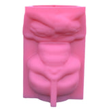 Geometric Skull Gypsum Silicone Mold for Succulent Plant Flower Pot