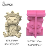 Geometric Skull Gypsum Silicone Mold for Succulent Pot