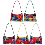 Geometric Hit Underarm Bags Leather Women Casual Shoulder Crossbody Bag