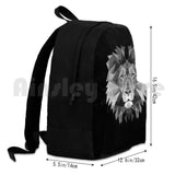 Geometric Lion Outdoor Hiking Backpack