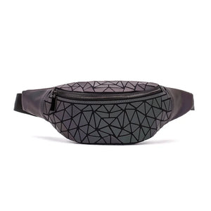 Geometric Waist Bag for Women Girls Fanny Packs Hip Belt Bags Money Travelling