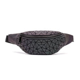 Geometric Waist Bag for Women Girls Fanny Packs Hip Belt Bags Money Travelling