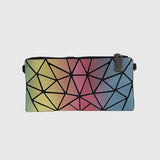 Geometric Rainbow Crossbody Shoulder Bag for Women