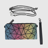 Geometric Rainbow Crossbody Shoulder Bag for Women