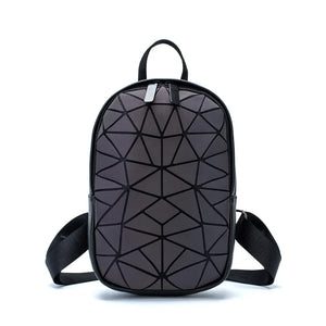 Geometric Luminous Women's Backpack Diamond Lattice Glowing