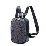 Geometric Luminous Women's Backpack Diamond Lattice Glowing