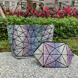 Geometric Messenger Bag Women Crossbody Chain Bag