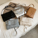 Geometry Envelope PU Leather Crossbody Shoulder Bag for Women