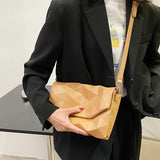 Geometry Envelope PU Leather Crossbody Shoulder Bag for Women