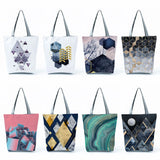 Marbling Women Shoulder Bag Tote Classic Lady Large Capacity