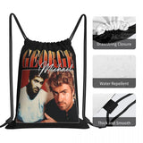 George Michael 90S Drawstring Bags Gym Bag Vintage Shoe Bag