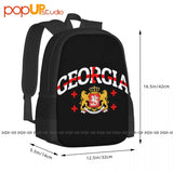 Georgia Flag Georgian Diaspora Patriotic Nationality Patrio Backpack