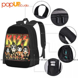 Chibi Kiss Lineup Backpack Large Capacity Training Eco Friendly