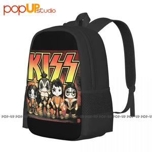 Chibi Kiss Lineup Backpack Large Capacity Training Eco Friendly