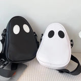 Funny Devil Zipper Messenger Shoulder Bag