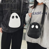 Ghost Bag Purse Funny Pack Shoulder Bags Halloween Candy Storage Unisex Wallets